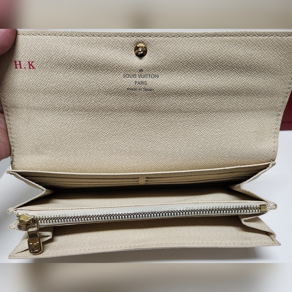 LOUIS VUITTON Damier Azur Sarah Long Wallet CA3181 - Picture 6 of 15